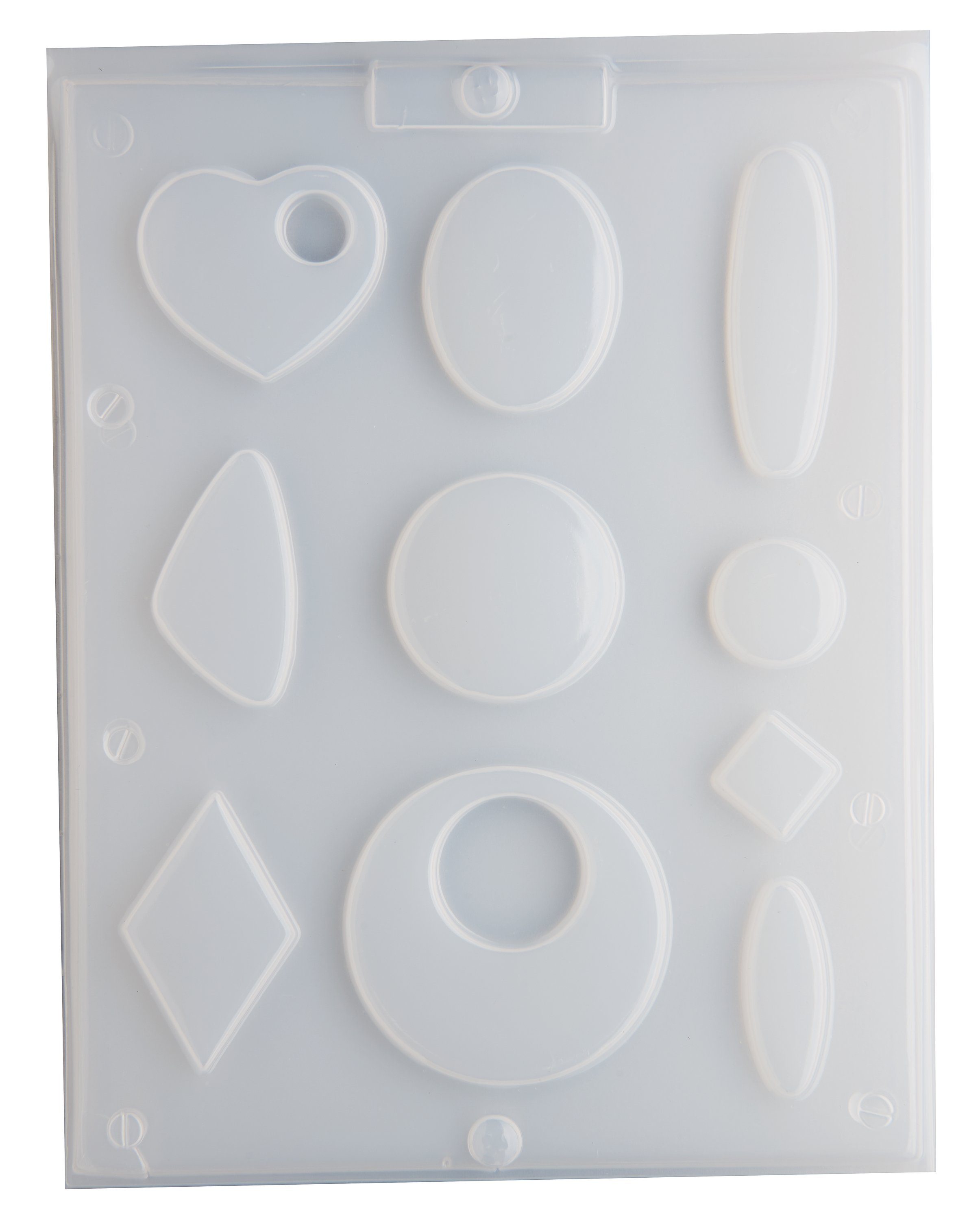efco Modellierwerkzeug Gießform für Schmuck Heart, 70 ml