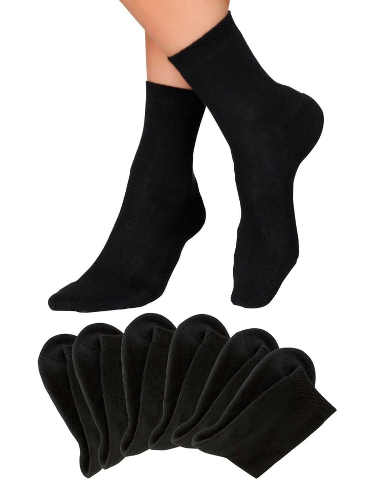 H.I.S Socken in 6x schwarz günstig kaufen