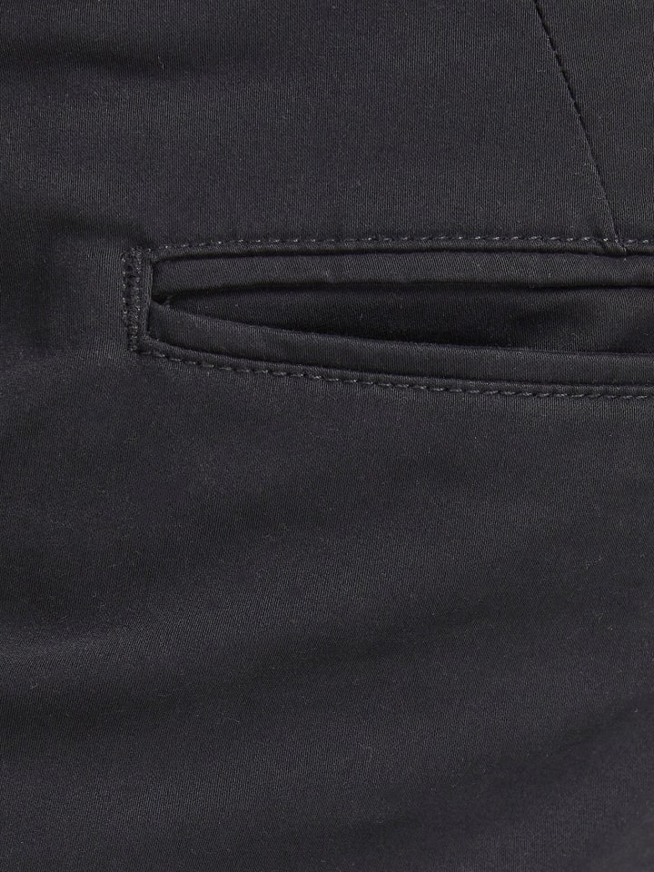 Jack & Jones Baumwolle Stoffhose Chino JPSTMARCO in Schwarz günstig kaufen