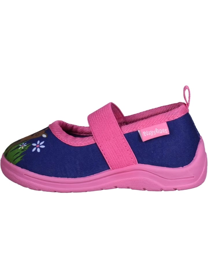 Playshoes Kinder Hausschuh in Blau günstig kaufen 28/29