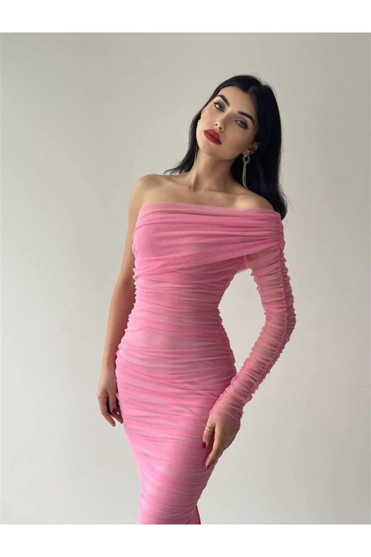 SONREİR  Kleid - Rosa - A-Linie