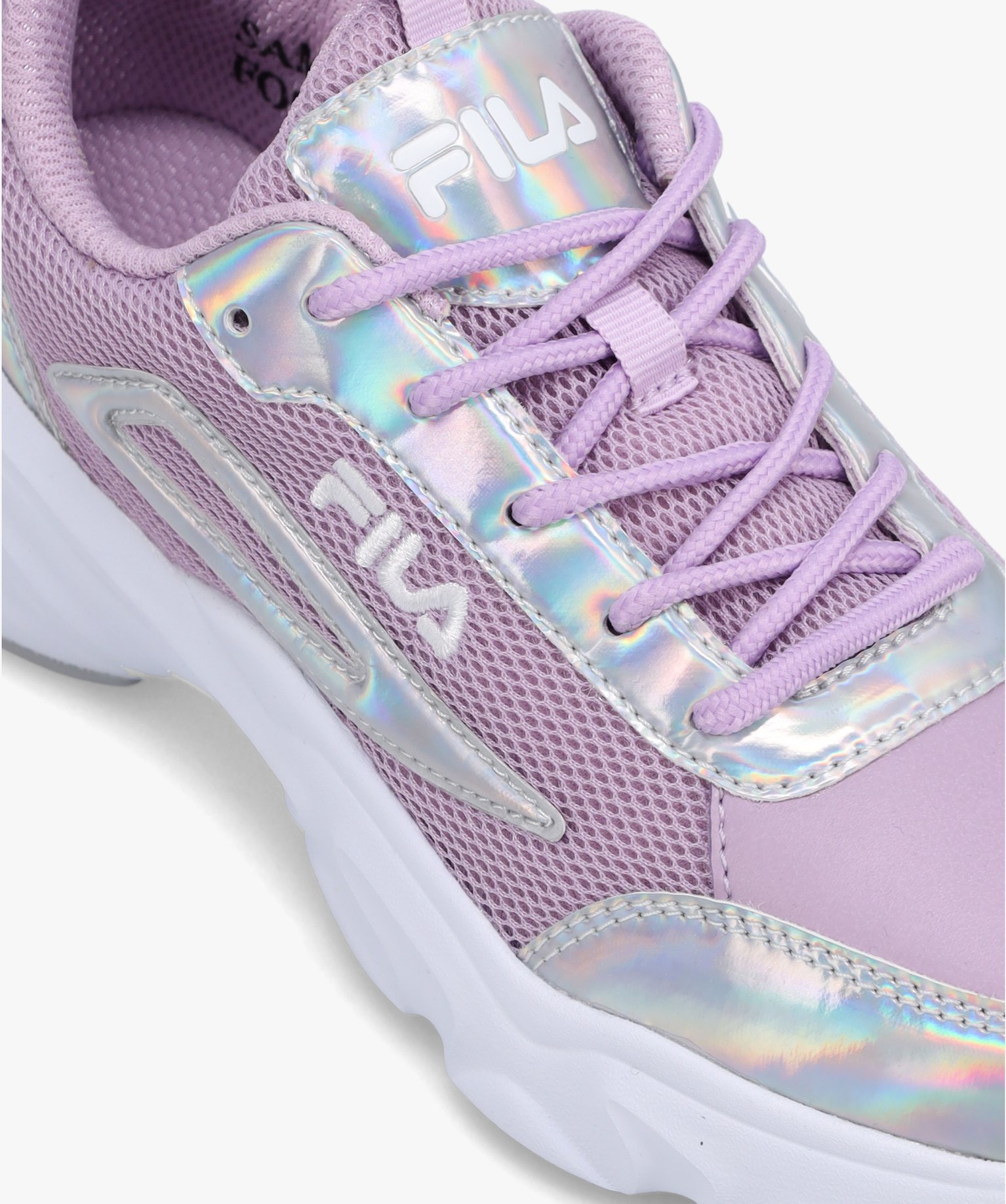 Baskets femme multi-matières à détails brillants – Fila... violet | GEMO