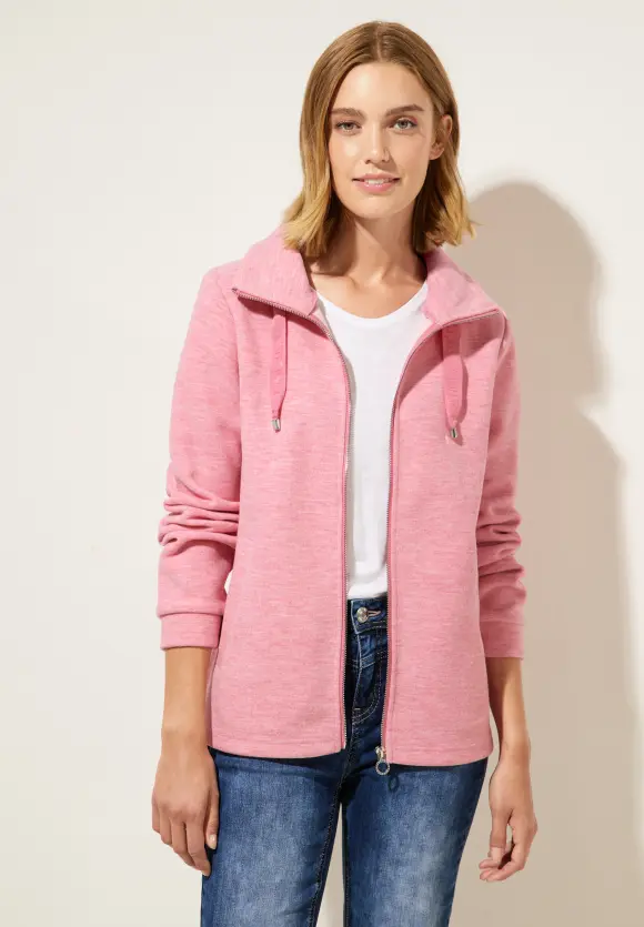 Street One Sweatjacke in Melangeoptik