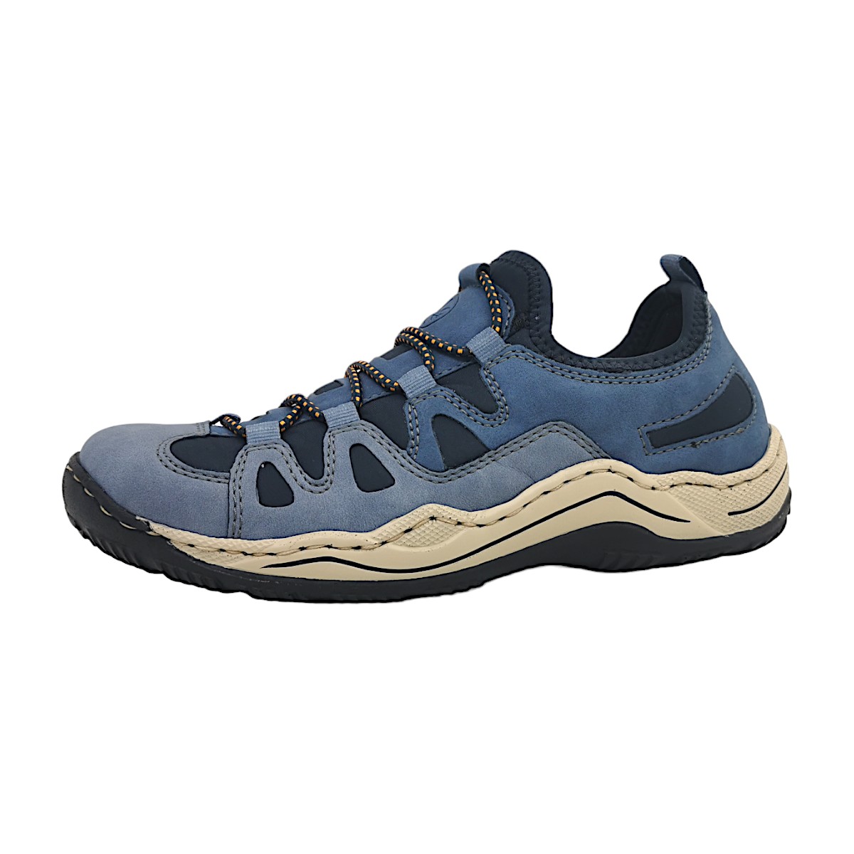 Rieker Nabukino/Morelia/Scuba L0546-14 Blau 14 Lightblue/ Jeans/ Navy