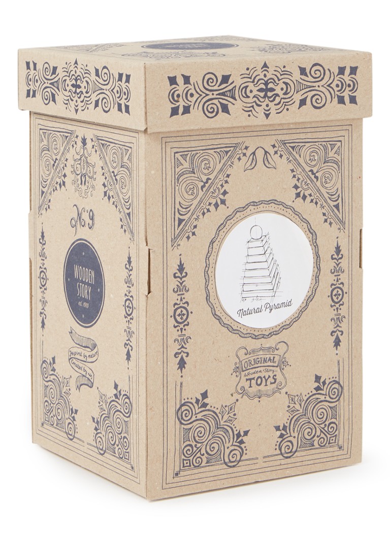 Wooden Story Wooden Stacking Tower 9-piece