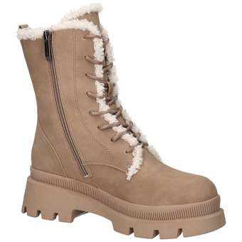 Tamaris Schnürstiefelette in beige