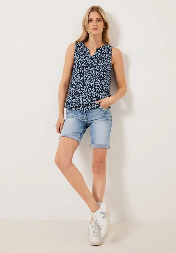 CECIL Top mit Minimalmuster
