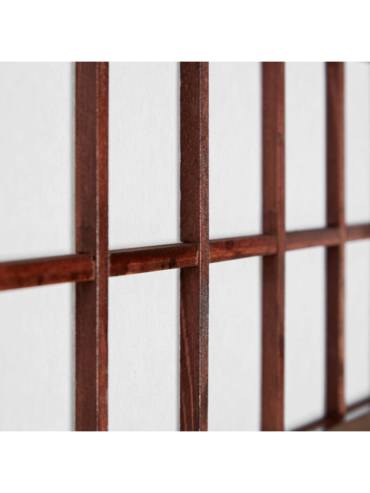 Homestyle4u 3-tlg. Paravent in Braun 132x175 günstig kaufen onesize