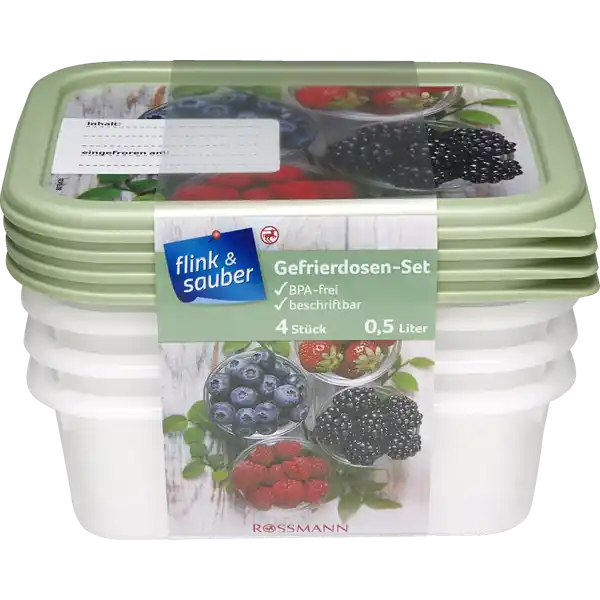 Gefrierdosen-Set 4 x 0,5 l