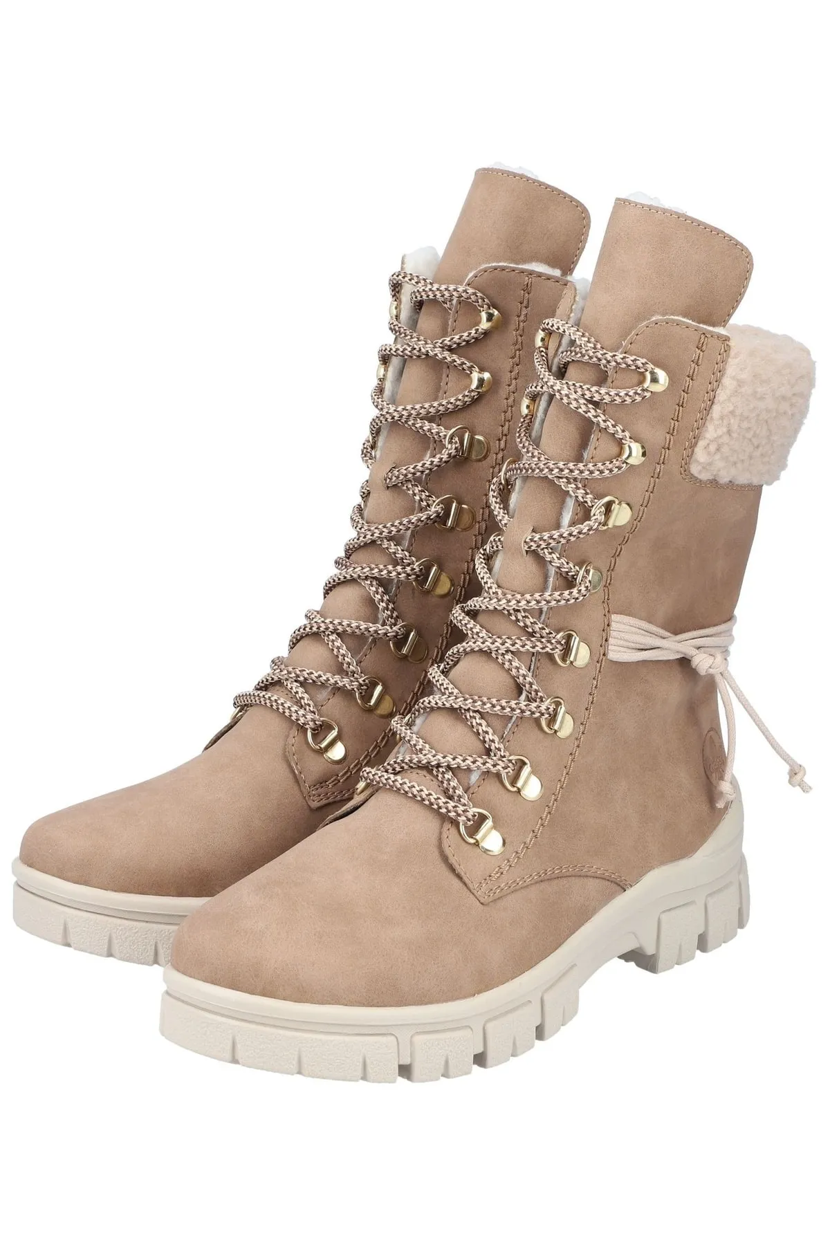 Rieker  Stiefelette - Braun - Blockabsatz