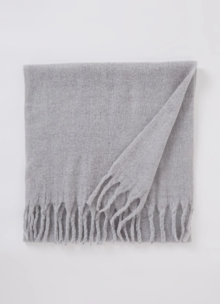 Sciarpa vintage americana in misto lana di alpaca, 195 x 40 cm