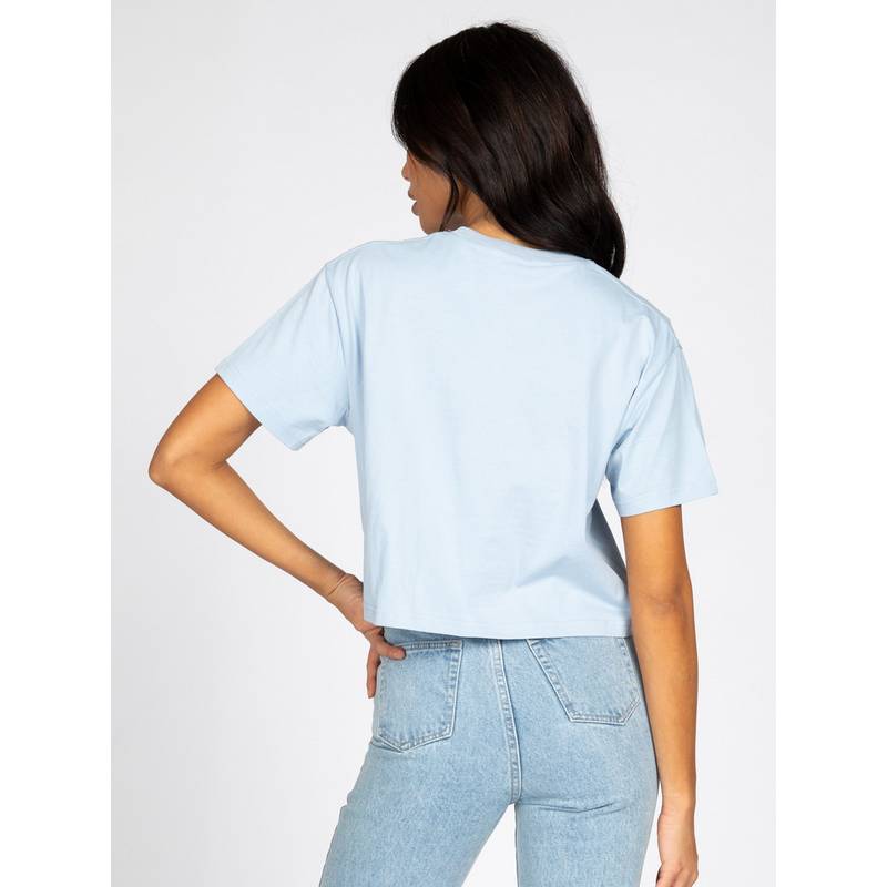 RUSTY RUSTY KEY LINE EASY FIT CROP TEE T-Shirt Damen