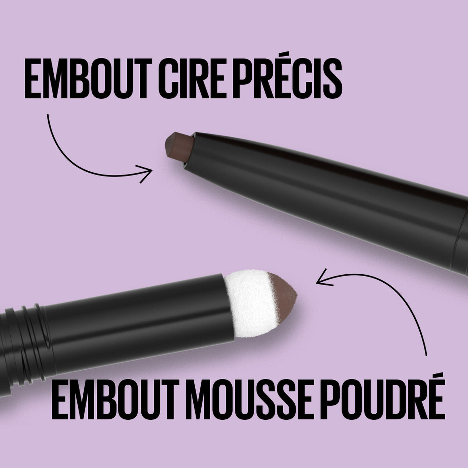 Maybelline New York Brow Satin Crayon et poudre à sourcils 2-en-1