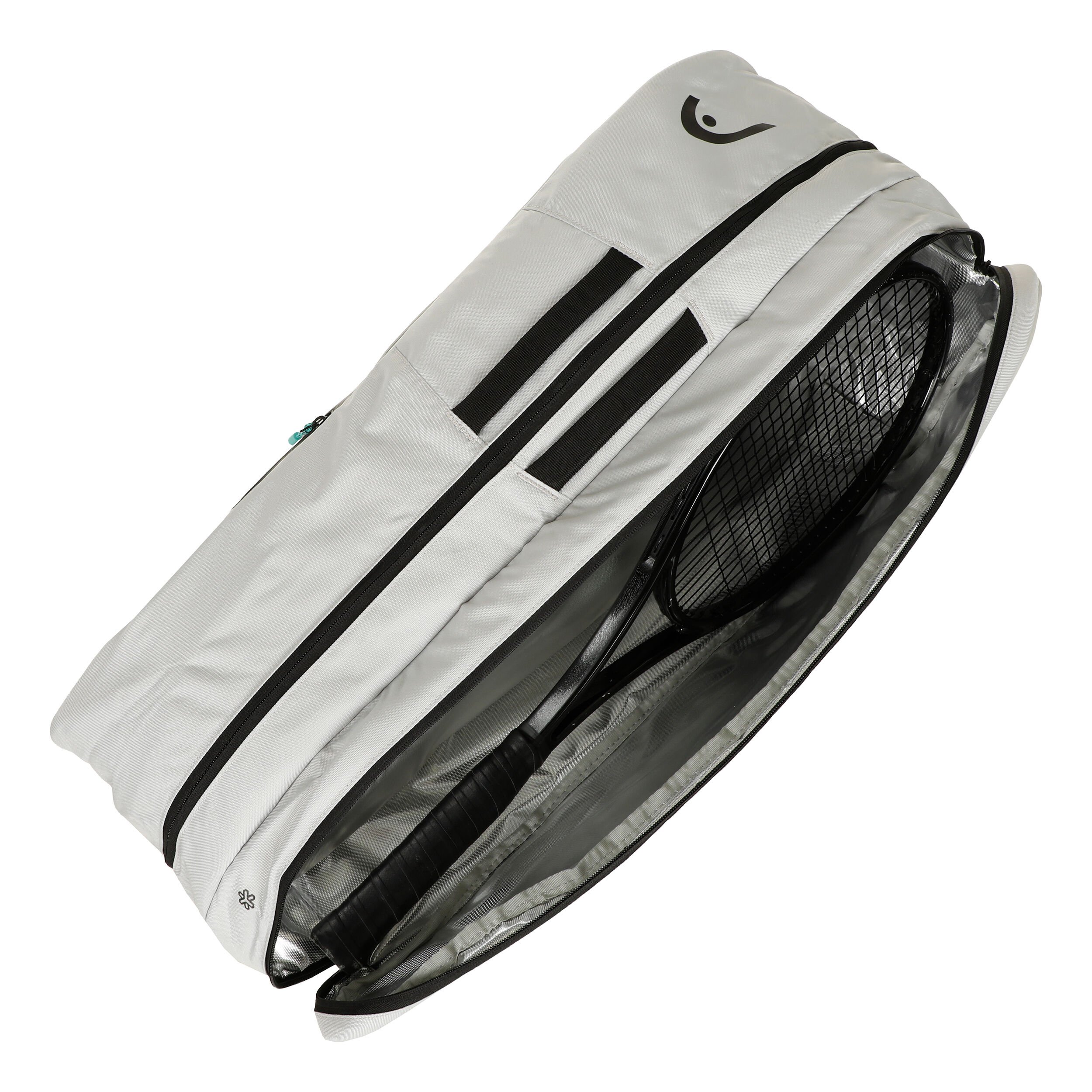 Tour Racquet Bag L Schlägertasche - Weiß, Schwarz