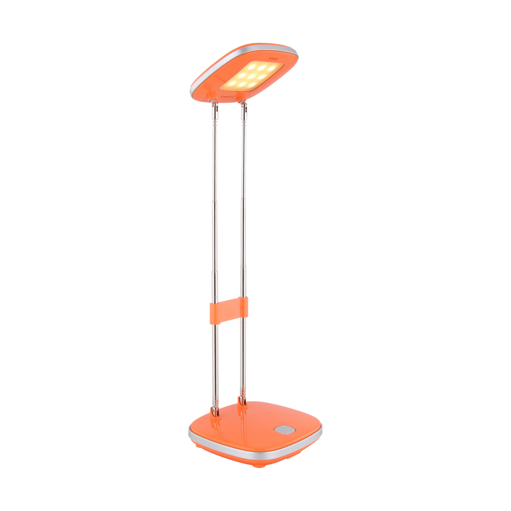 Tischleuchte Ulicia orange/silber