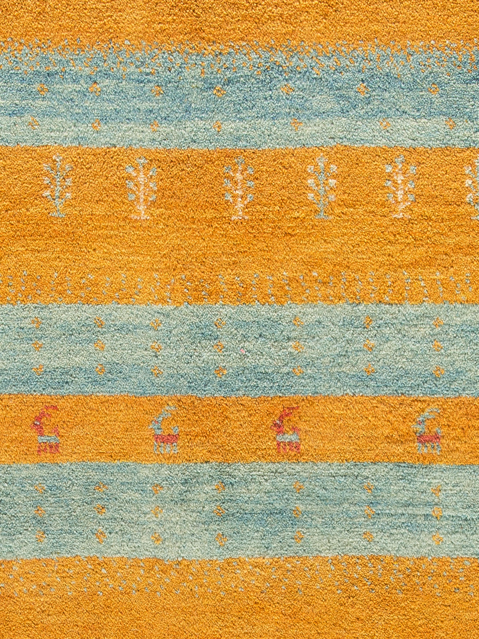 Persischer Gabbeh ca. 200 x 236 cm, Unikat / Einzelstück