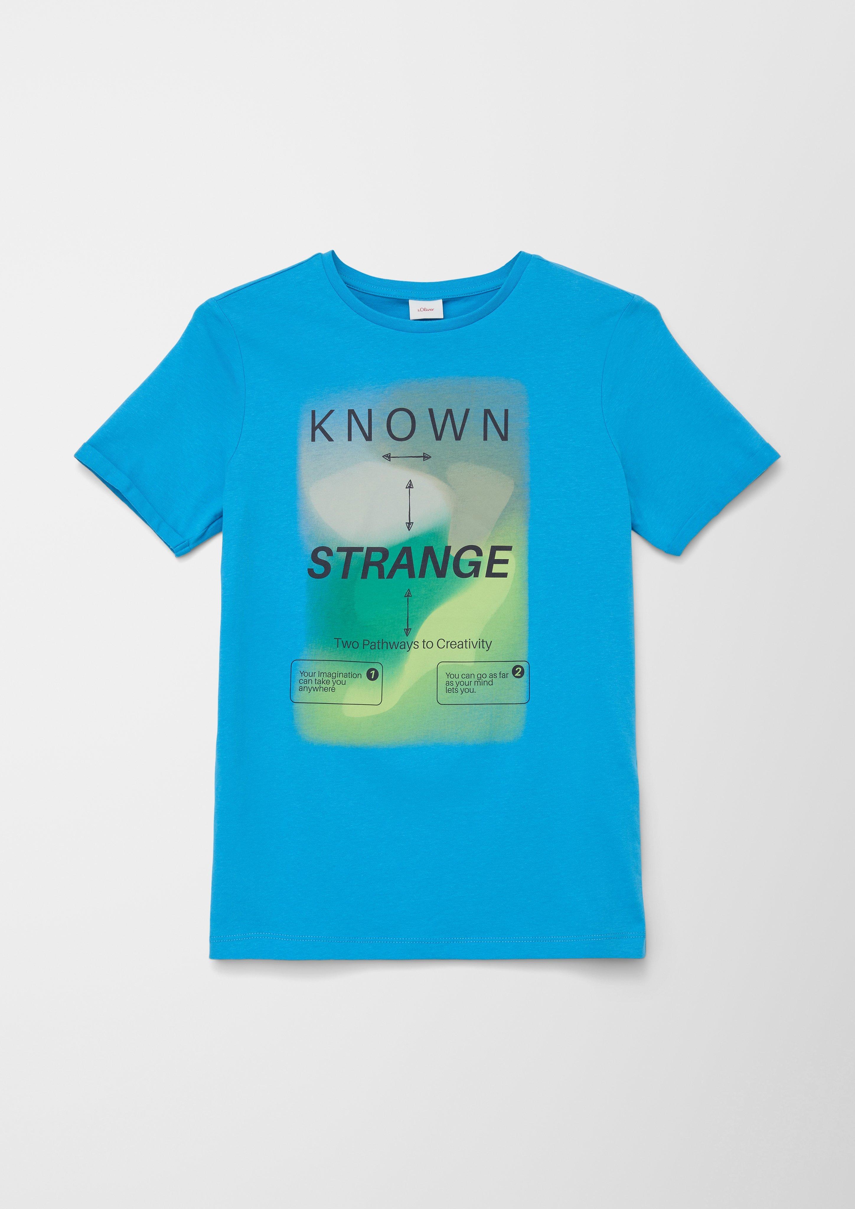 Baumwollshirt mit Grafikprint  2128275-6431
