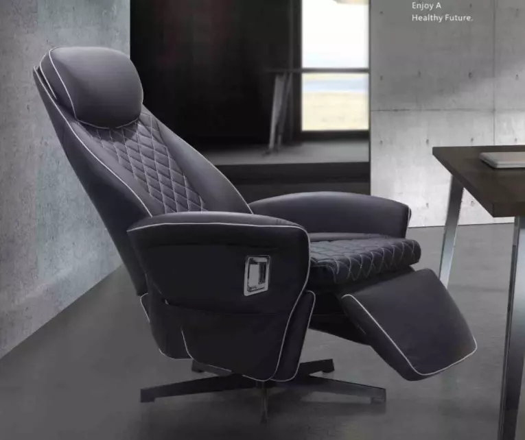 Happy Home Happy Home Elektrischer Massagesessel Relaxsessel HWP09-SCW schwarz Lederoptik