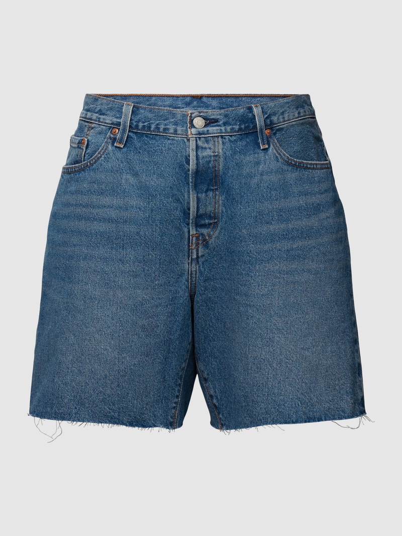 PLUS SIZE Jeansshorts im Used-Look Modell 'ORIGINAL SHORT' in jeans