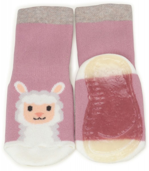 Ewers ~ Stoppersocke SoftStep ~ Lama rosa