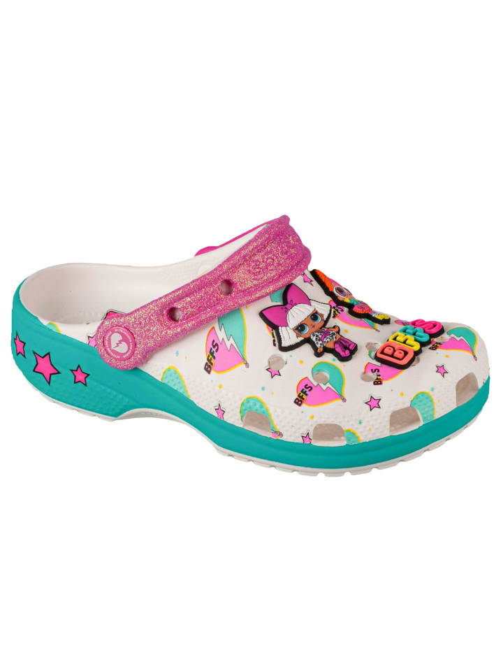 Crocs Crocs LOL Surprise BFF Girls Classic Clog in Weiß günstig kaufen