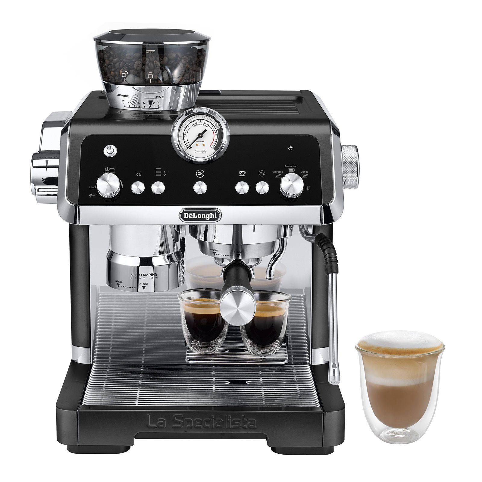 De'Longhi Siebträgermaschine EC 9355.BM La Specialist Prestigio, Smart-Tamping Station