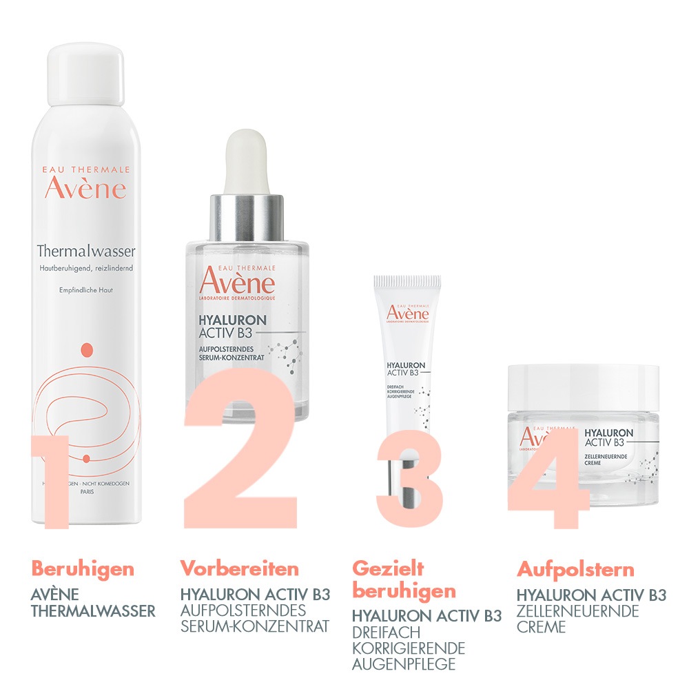 Avène Hyaluron Activ B3 Aufpolsterndes Serum-Konzentrat - Anti-Aging Pflege mit Niacinamid