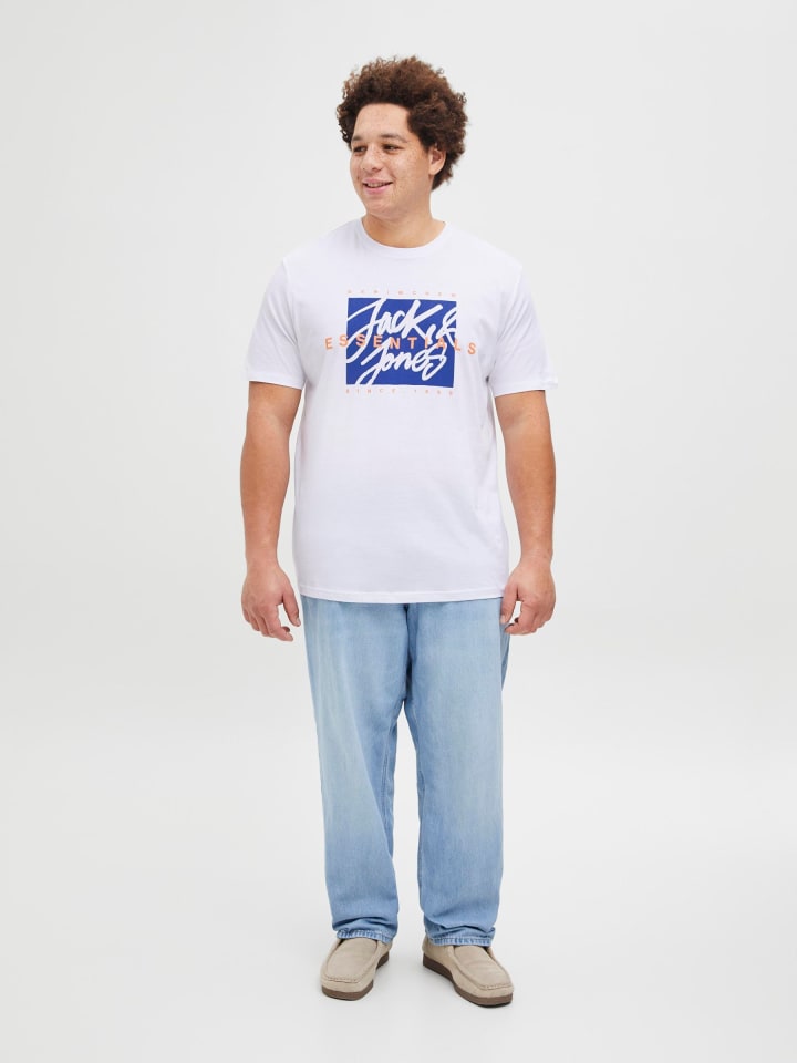JACK & JONES PLUS T-shirt in Chambray Blue günstig kaufen