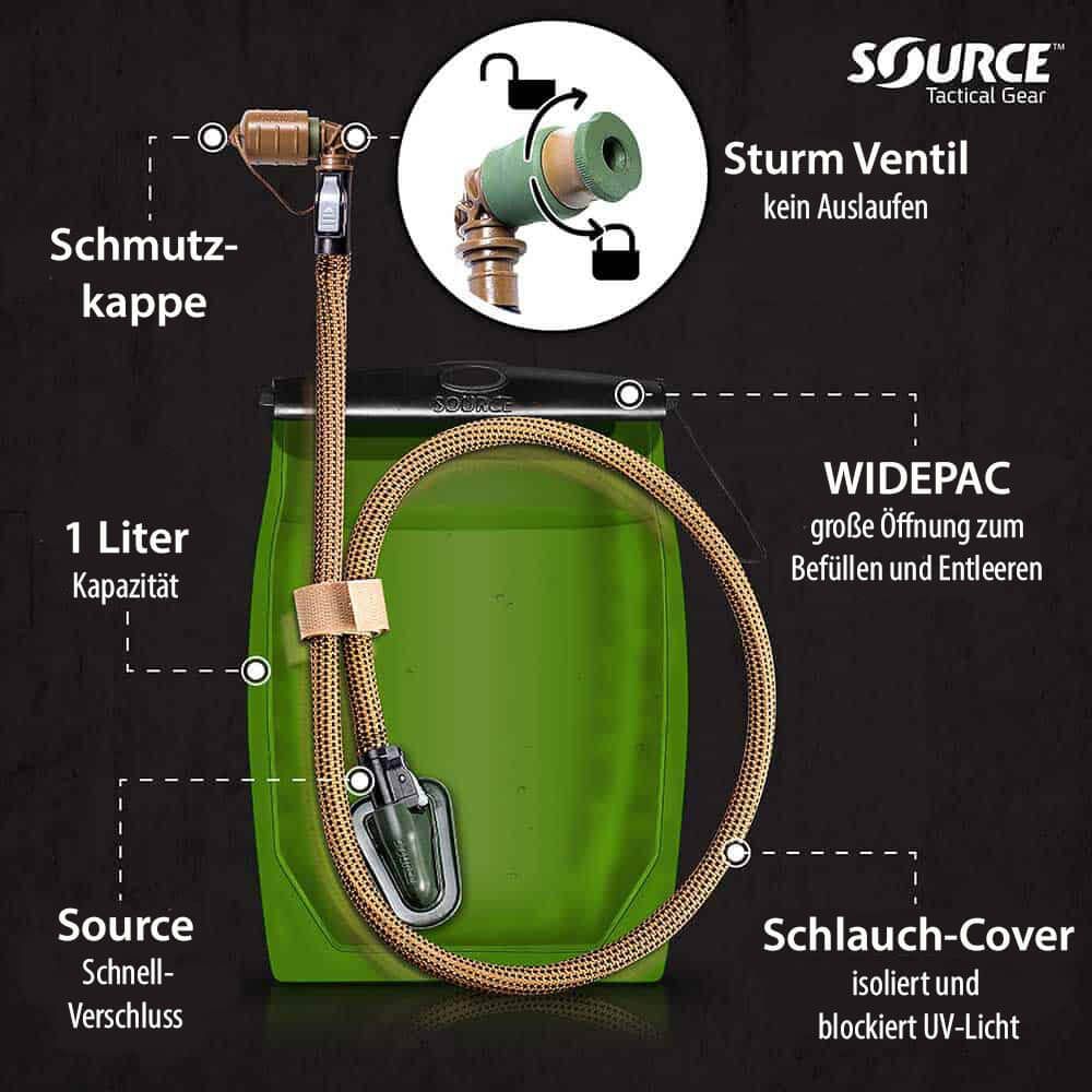 Kangaroo Trinkblase 1 Liter