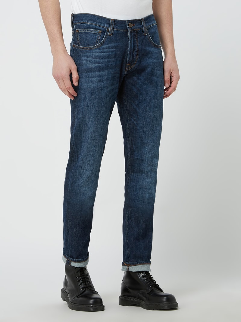 Slim Fit Jeans mit Stretch-Anteil Modell 'John' in jeans