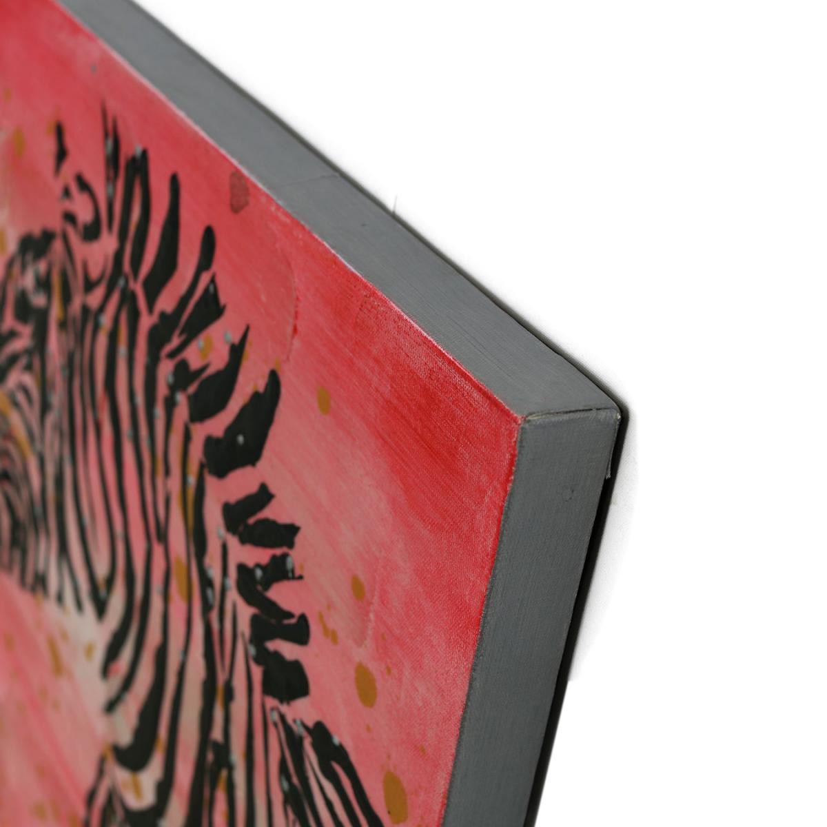 Kayoom Öl-Wandbild Zebra 70x70 PHA100