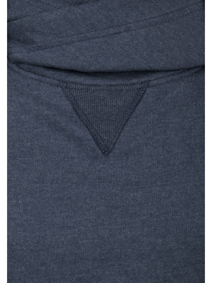 BLEND Hoodie BHSales 703585ME Kapuzensweatshirt mit Cross-Over Kragen in Blau günstig kaufen
