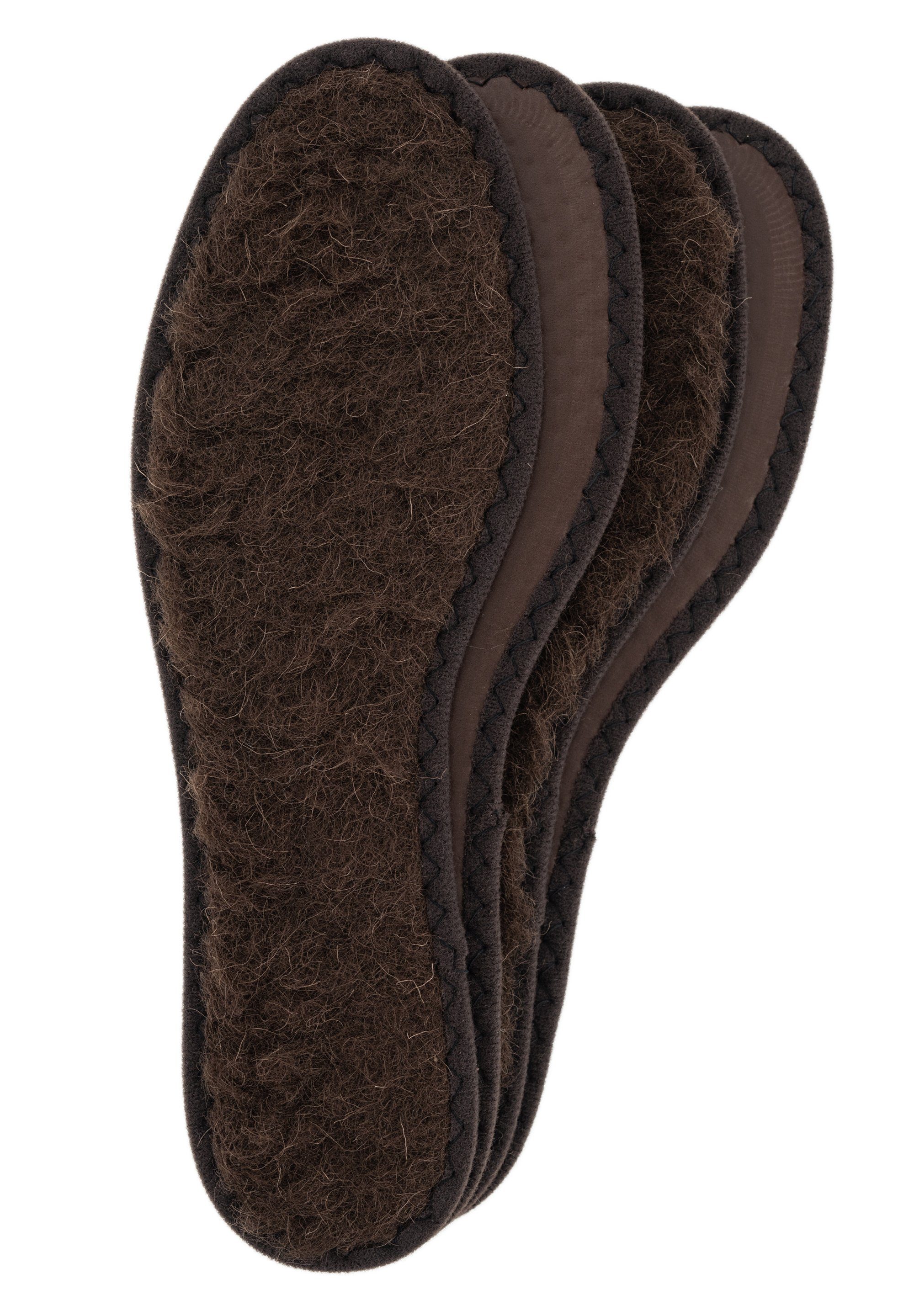 BAMA Group Einlegesohlen Brown Wool Kid
