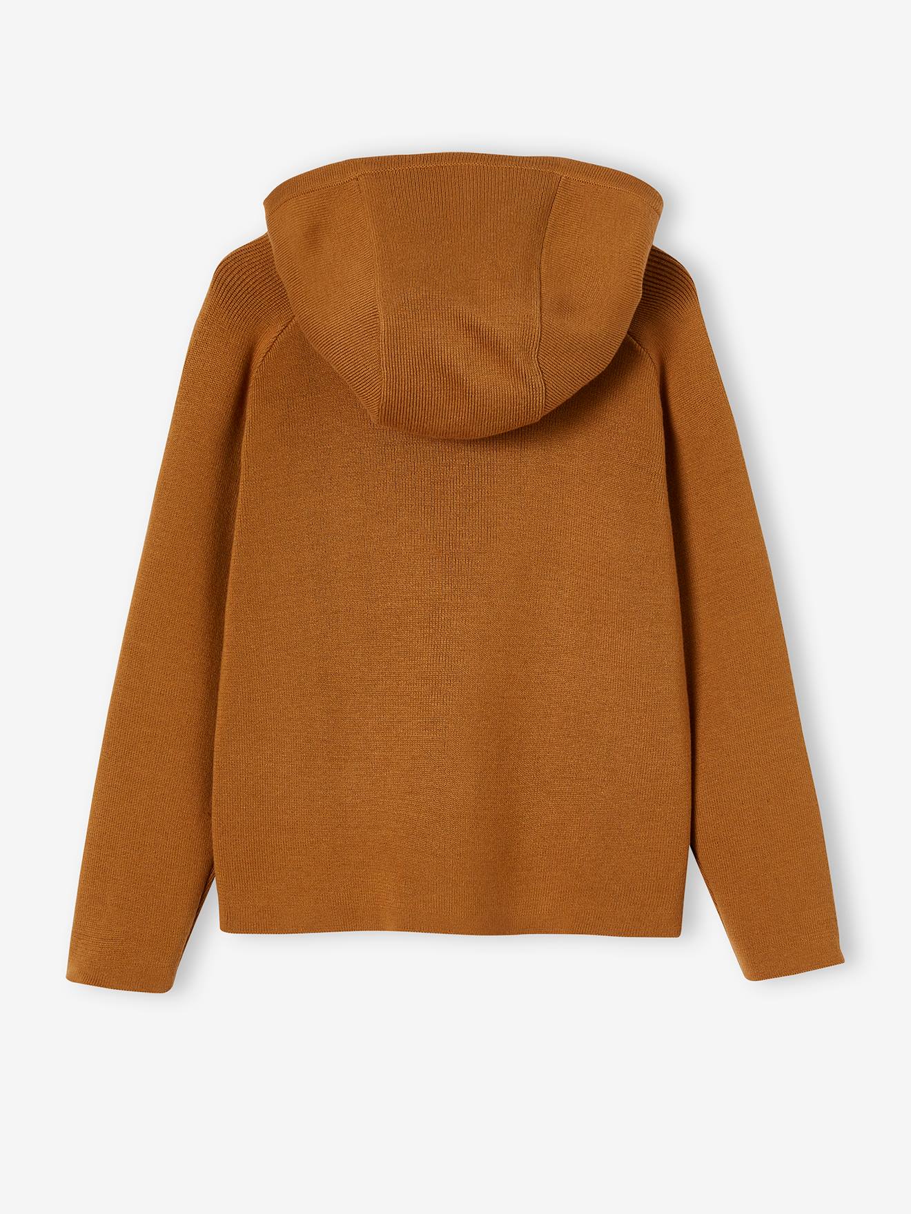Pull à capuche garçon bleu
