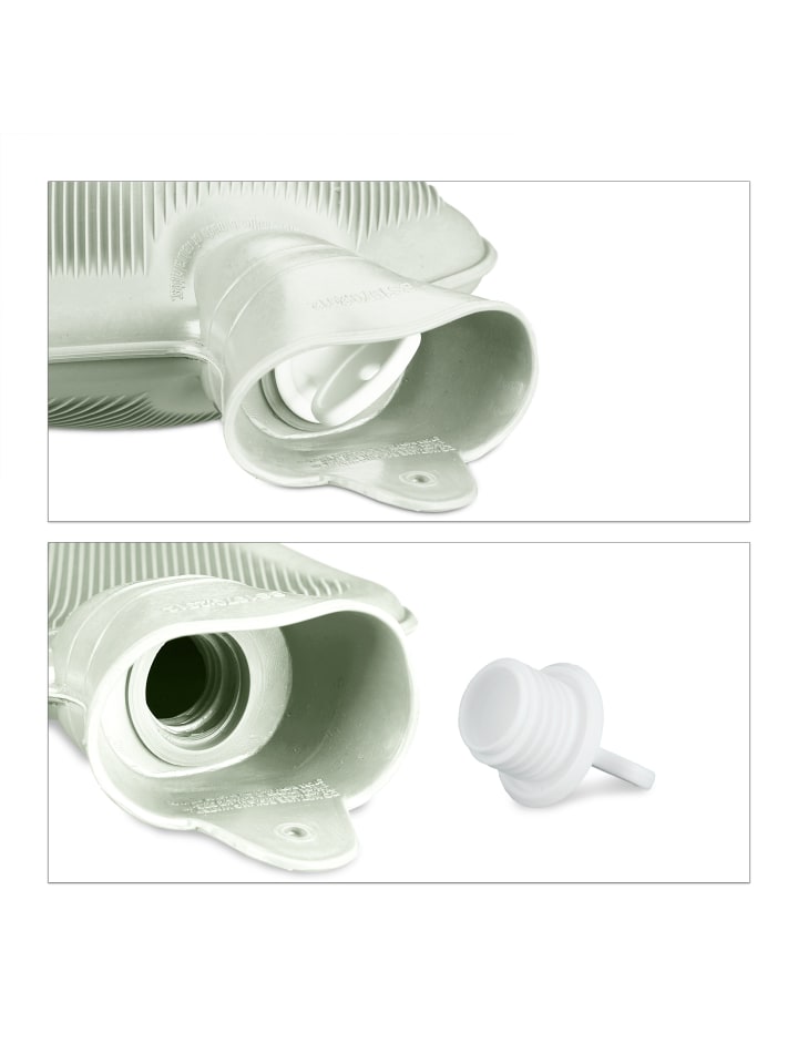 relaxdays Wärmflasche in Pastellgrün - 2 Liter günstig kaufen onesize