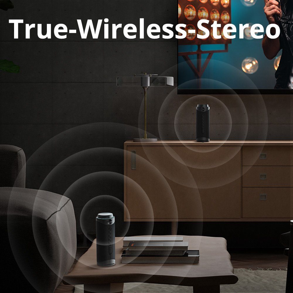 Tronsmart T7 Stereo Bluetooth-Lautsprecher (TF Card, APP, 30 W, LED-Modus)