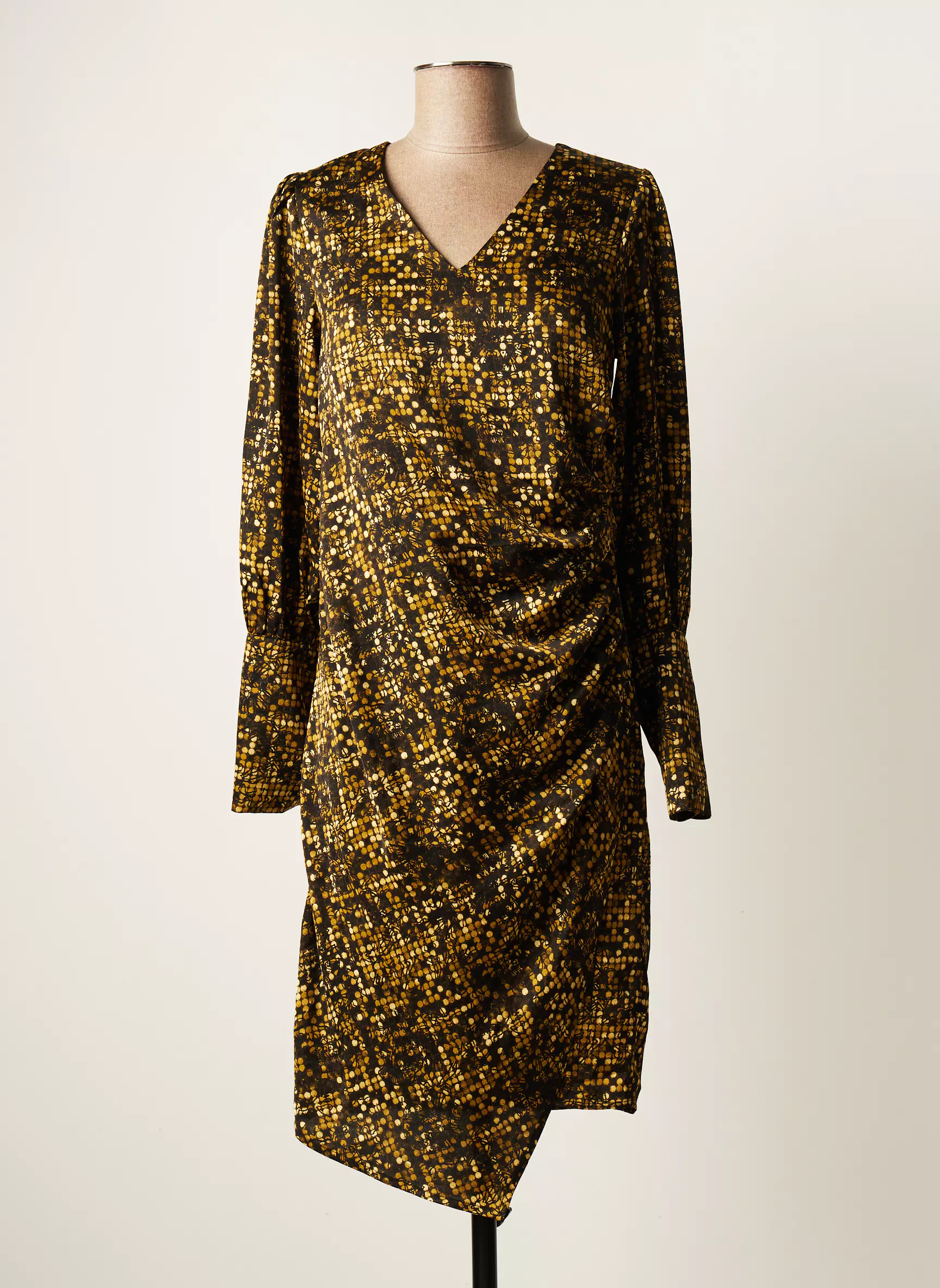 Nu Robes Mi Longues Femme couleur noir