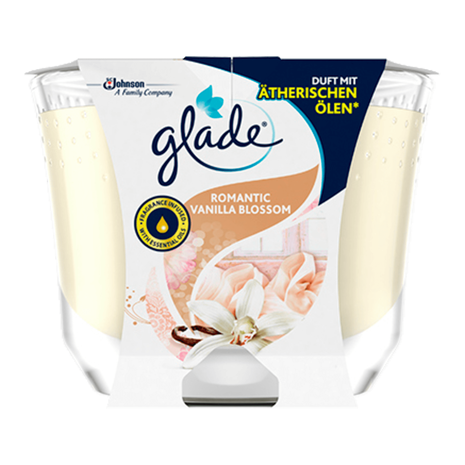 Glade Duftkerze Romantic Vanilla Blossom 224g