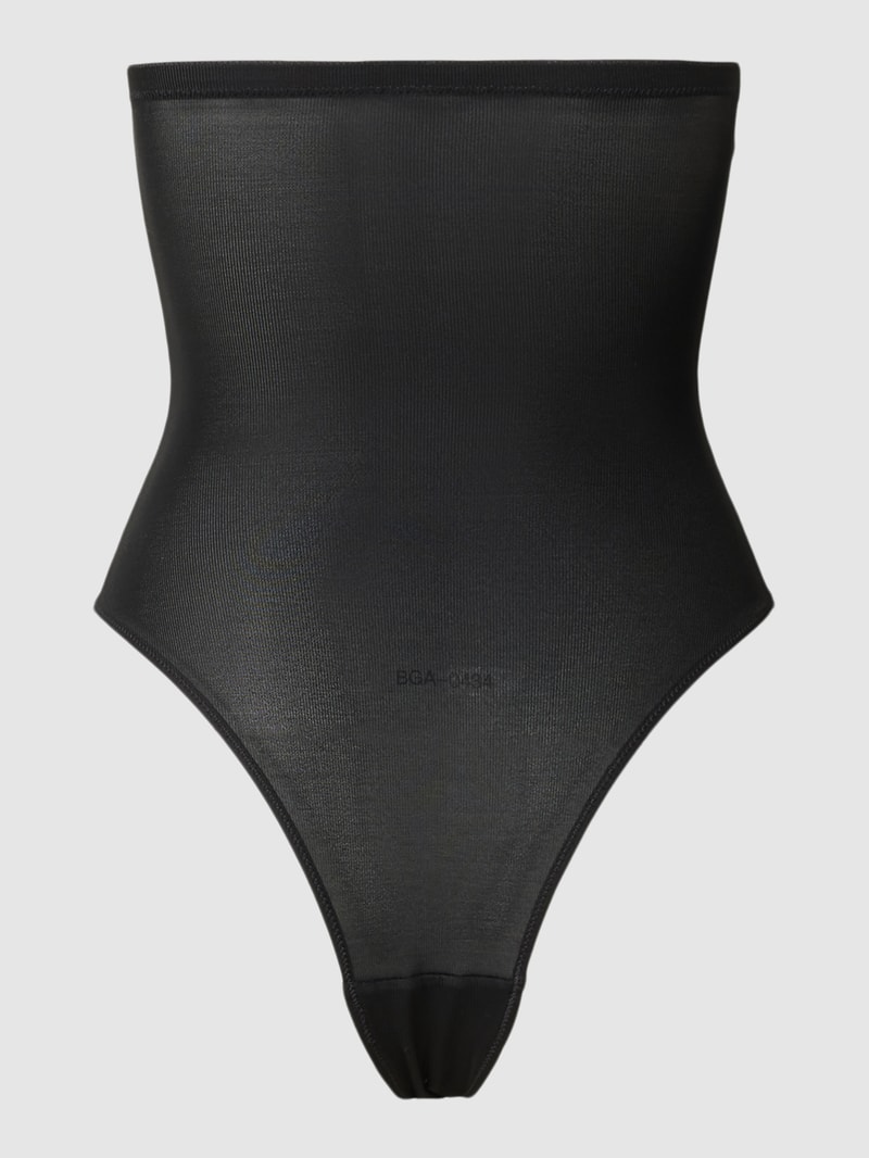 High Waist String mit Shape-Funktion in schwarz