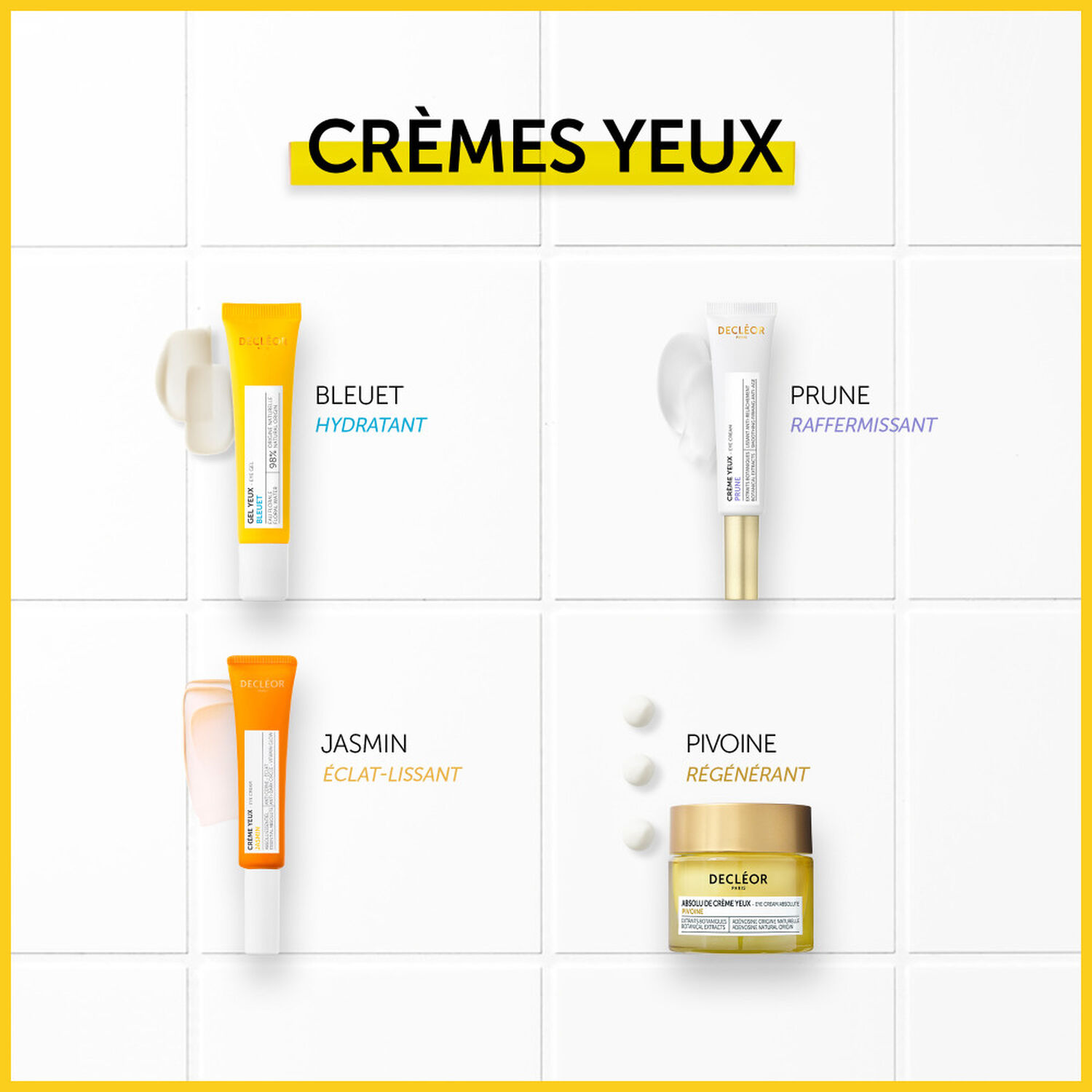 Decléor Crème Yeux Jasmin Illumine-Lisse-Défatigue 15 ml