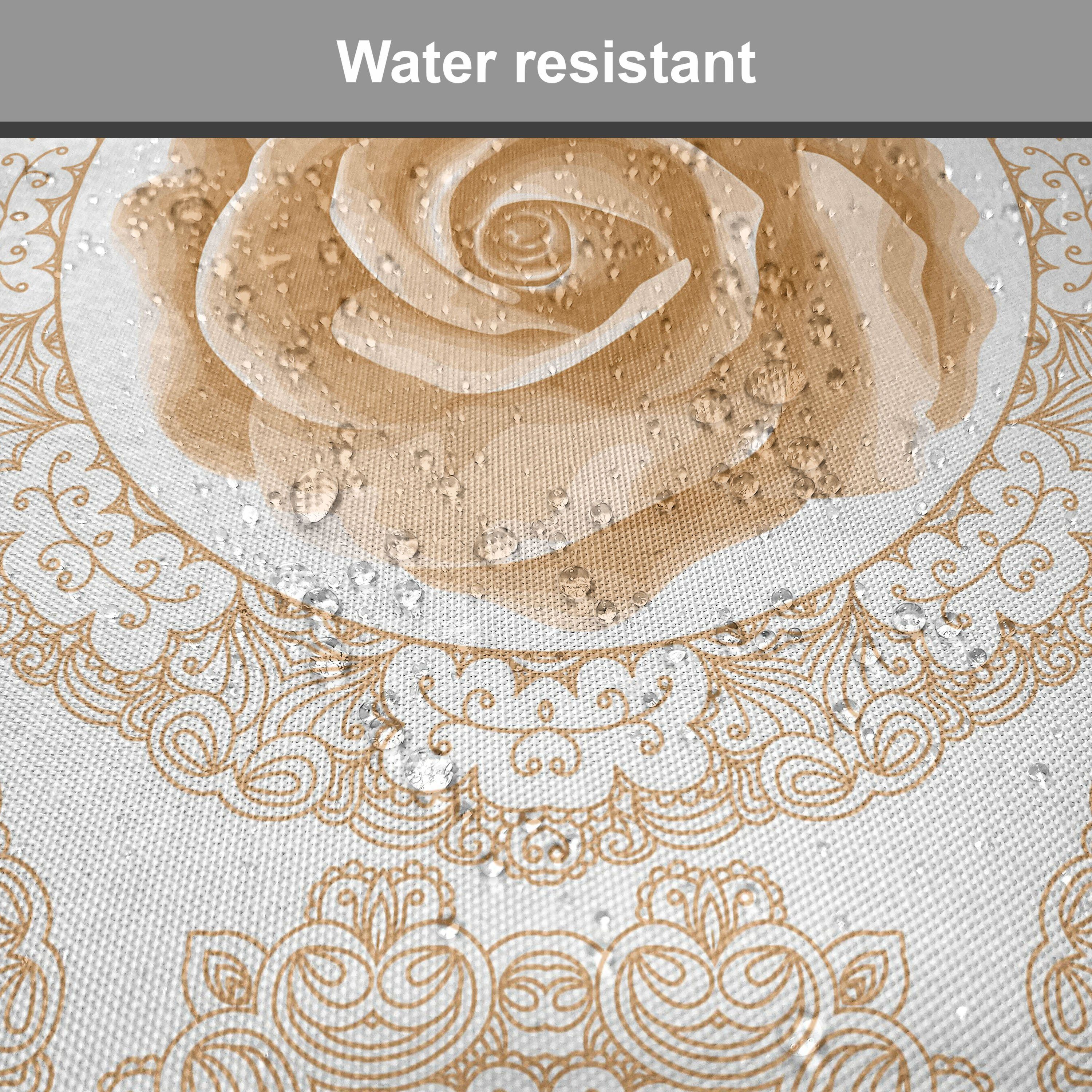 Abakuhaus Stuhlkissen Dekoratives wasserfestes Kissen mit Riemen für Küchensitze, Jahrgang Königliche Barock Roses