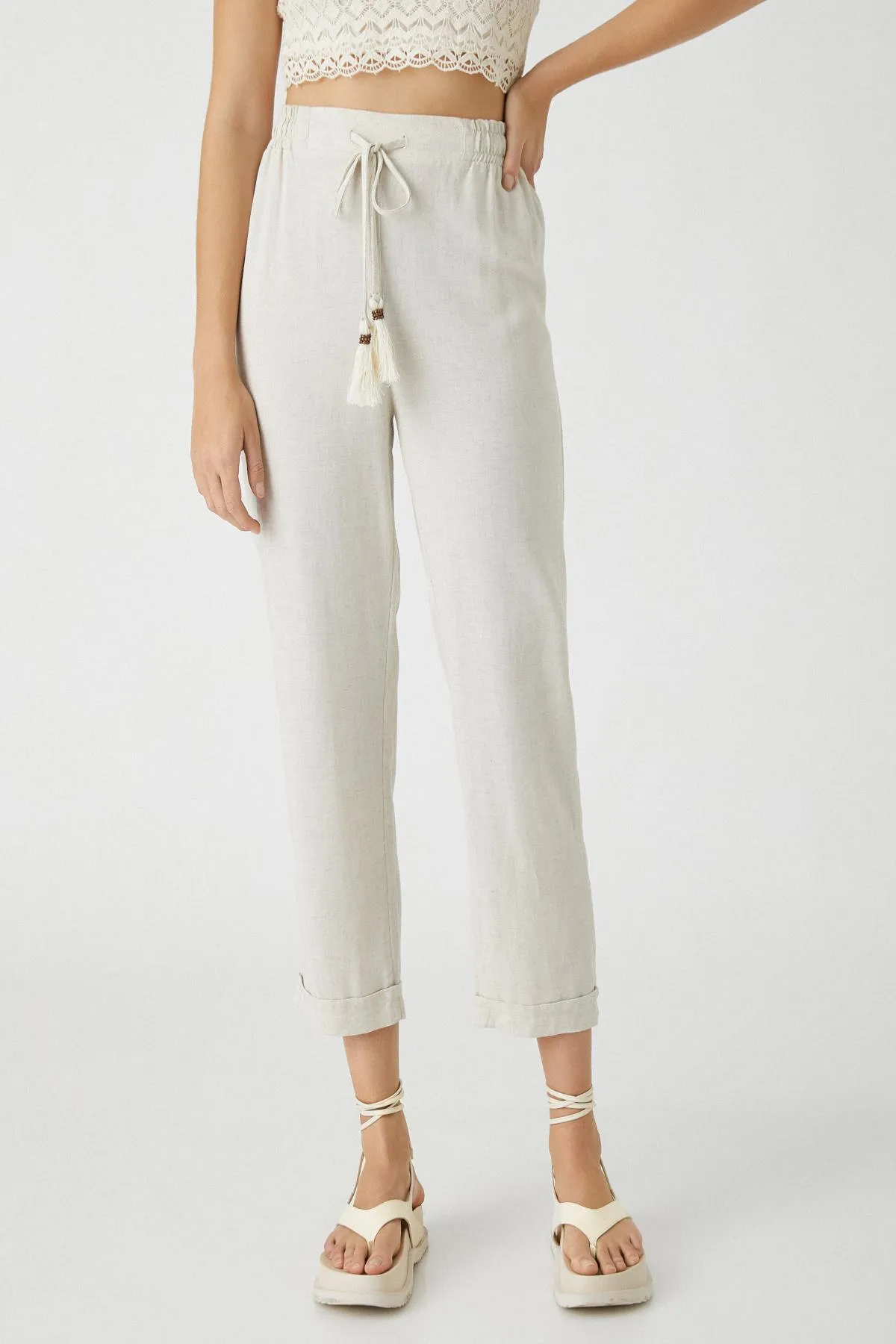 Koton  Beige Damenjeans 2SAK40136CW