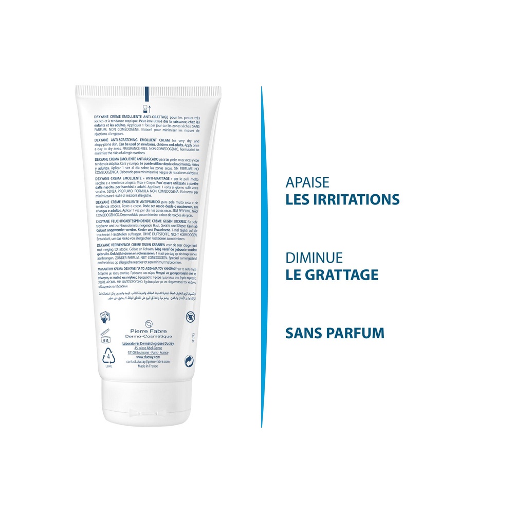 Ducray Dexyane Crème émolliente 200 ml Crème émolliente