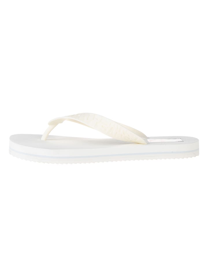 Tommy Hilfiger Shoes Zehentrenner in Creme günstig kaufen 38