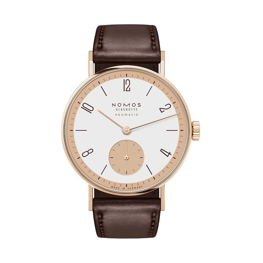 Nomos Glashütte Unisexuhr Tangente Roségold neomatik - 175 Years