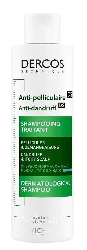 Vichy Dercos Anti-Dandruff Šampon protiv peruti za normalnu i masnu kosu, 200 ml