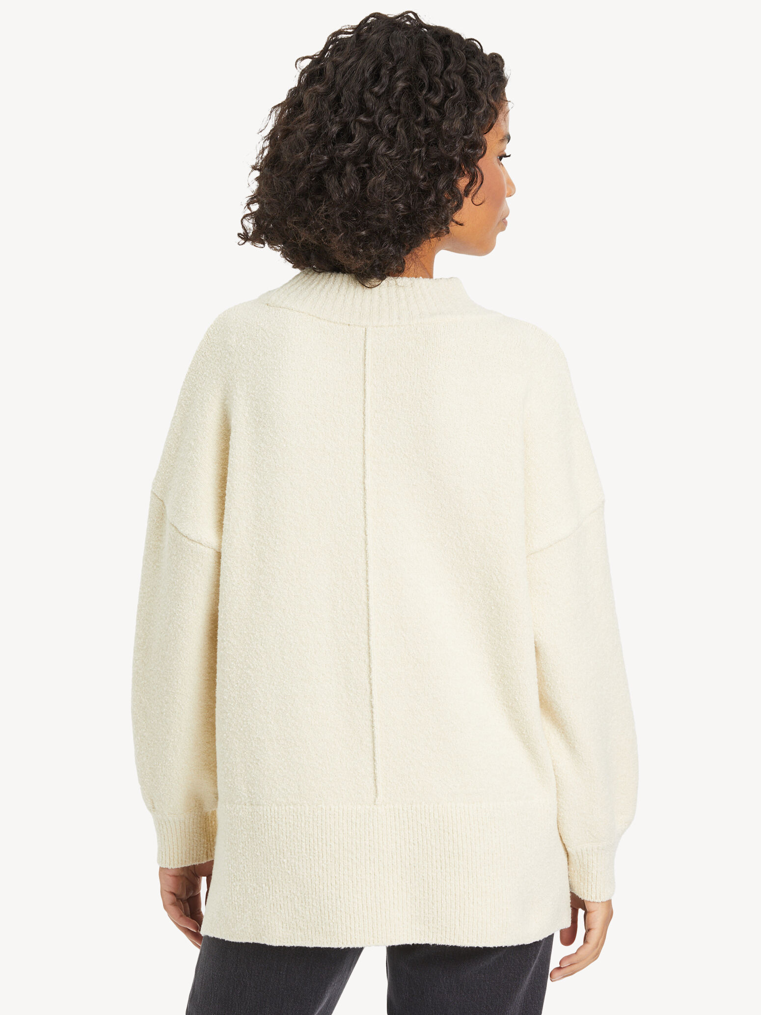 Pull-over en tricot - blanc