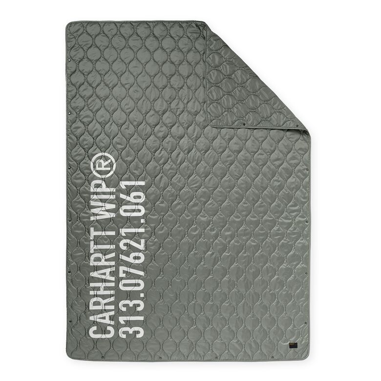 Carhartt WIP Tour Quilted Blanket smoke green/reflective