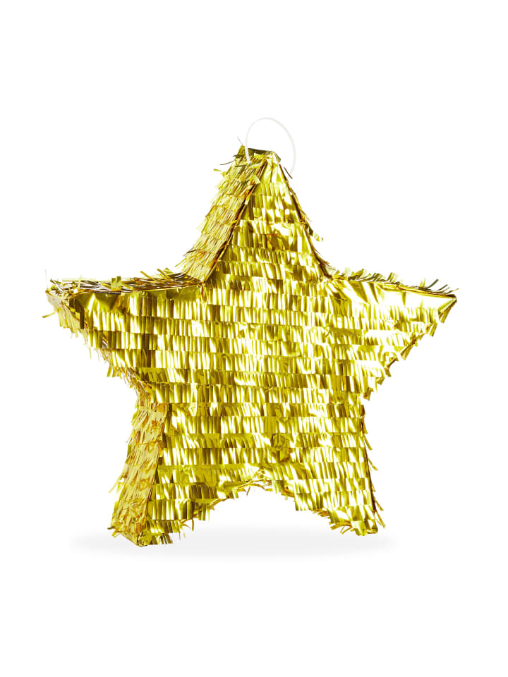 relaxdays Pinata Stern in Gold günstig kaufen onesize