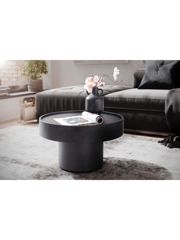 KADIMA DESIGN Couchtisch 60x60x36 cm Metall Sofatisch Rund, Wohnzimmertisch günstig kaufen onesize